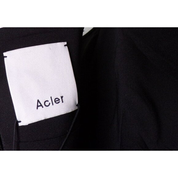 🆕 ACLER Hollinshill Pleated Sleeveless Maxi Dress Black 8 - Picture 10 of 11